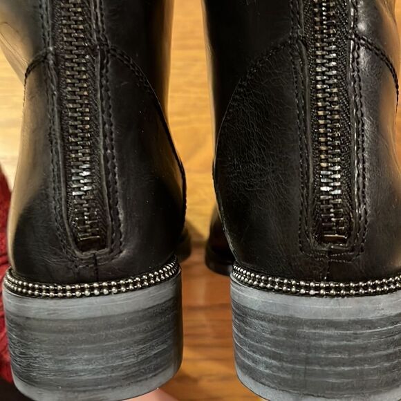 Franco Sarto Women’s Black Rounded Toe Becky Wide Calf Knee High Boots- Size 6M - Picture 7 of 16